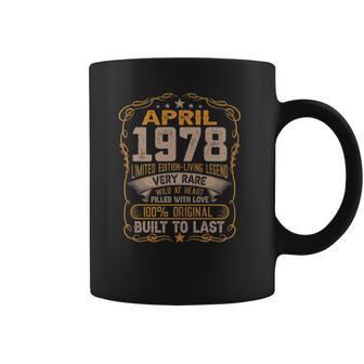 44Th Birthday Decoration April 1978 Men Women 44 Years Old Coffee Mug | Favorety AU