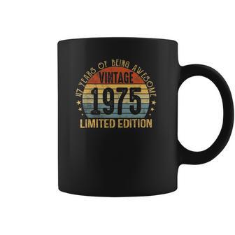 47 Years Old Retro Vintage 1975 Limited Edition 47Th Birthday Coffee Mug | Favorety AU