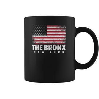 4Th Of July Gift The Bronx New York Ny American Flag Usa Coffee Mug | Favorety