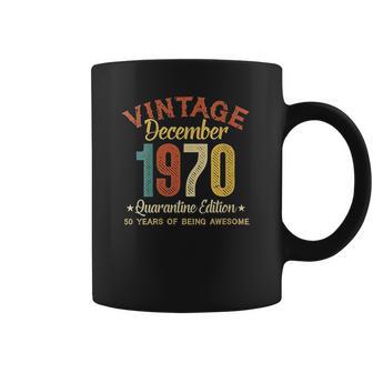 50 Years Old Gifts 50Th Birthday Gift Vintage December 1970 Coffee Mug | Favorety CA