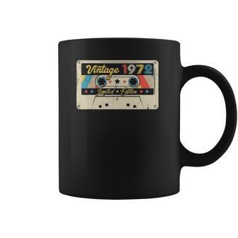 50 Years Old Vintage 1972 Cassette Tape 50Th Birthday Outfit Coffee Mug | Favorety CA