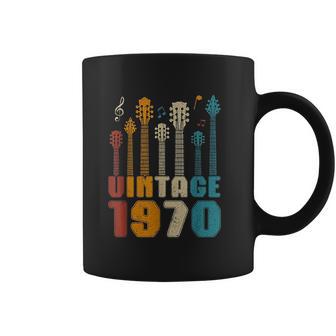 50Th Birthday Gifts Vintage 1970 Guitarist Guitar Lovers Coffee Mug | Favorety DE