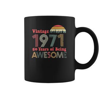 50Th Birthday Gifts For Women Vintage 1971 Coffee Mug | Favorety DE