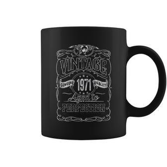 51St Birthday Gift Vintage 1971 Aged Perfection Coffee Mug | Favorety