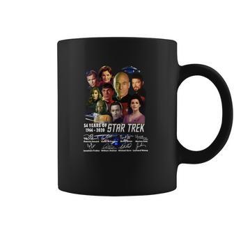 54 Years Of 1966 2020 Star Trek Characters Signatures Coffee Mug | Favorety UK