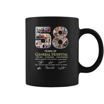 58 Years Of General Hospital 1963 2021 58 Seasons 14588 Episodes Signatures Coffee Mug | Favorety AU