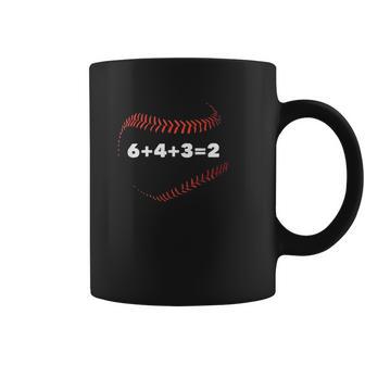 6 4 3 2 Double Play Baseball Player Gift Baseball Saying Coffee Mug | Favorety AU