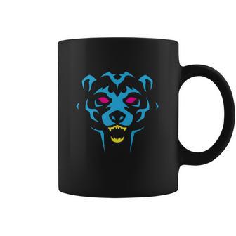 80S Blue Bear Logo Cmyk Coffee Mug | Favorety CA