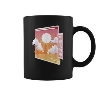 80S Retro Aesthetic Pastel Goth Kawaii Retro Art Coffee Mug | Favorety