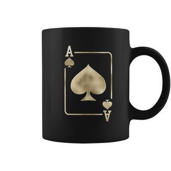 Ace Of Spades Playing Card Halloween Glam Coffee Mug | Favorety