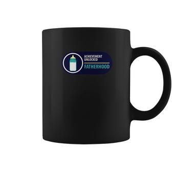 Achievement Unlocked Fatherhood Shirt Funny Daddy Gift Coffee Mug | Favorety CA