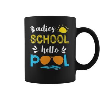 Adios School Hello Pool Coffee Mug | Favorety AU