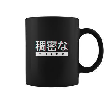 Aesthetic Japanese Thicc Logo Coffee Mug | Favorety DE