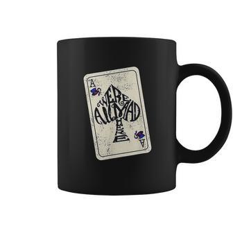 Alice In Wonderland We Are All Mad Here Ace Of Spades Coffee Mug | Favorety UK