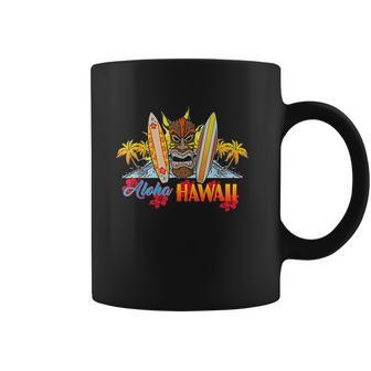 Aloha Hawaii From The Island Feel The Tiki Spirit Coffee Mug | Favorety DE