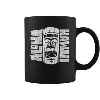 Aloha Hawaii Tiki Statue Coffee Mug | Favorety CA