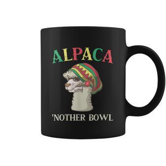 Alpaca Nother Bowl Weed Smoking Llama Cannabis Leaf Stoner Graphic Design Printed Casual Daily Basic Coffee Mug | Favorety CA