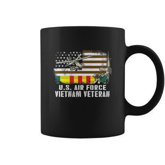 America Flag Us Air Force Vietnam Veteran Usaf Vet Graphic Design Printed Casual Daily Basic Coffee Mug | Favorety DE