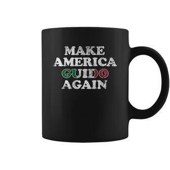 Make America Guido Again Funny Distressed Coffee Mug | Favorety