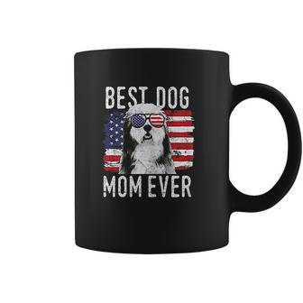 American Flag Best Dog Mom Ever Coffee Mug | Favorety UK