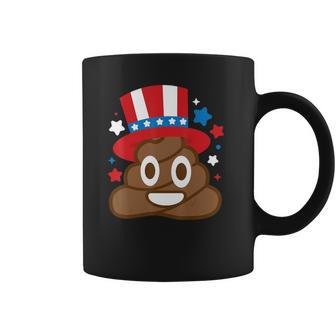 American Poop Emoji Funny 4Th Of July Independence Day Gift Coffee Mug | Favorety