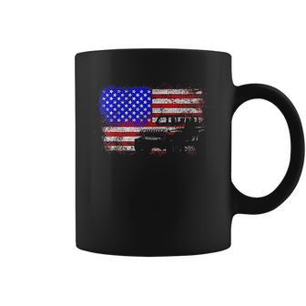 American Us Flag Jeep Coffee Mug | Favorety UK