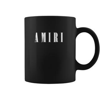 Amiri Mens Black Logo Print Coffee Mug | Favorety DE
