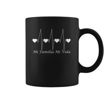 Amo A Mi Familia Mi Vida Latido Del Corazon Coffee Mug | Favorety