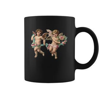 Angelic Vintage Cherub Design Charming Baby Angels Coffee Mug | Favorety DE