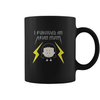 Angry Little Asian Girl I Survived An Asian Mom Coffee Mug | Favorety AU