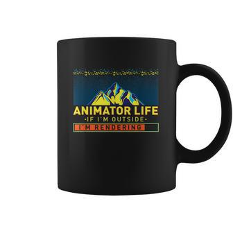 Animator Life Animation Visual Artist Rendering Graphic Art Coffee Mug | Favorety CA