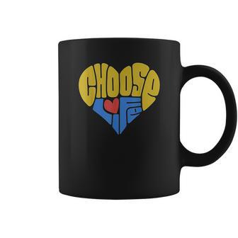 Anti- Bortion Choose Life Heart Coffee Mug | Favorety