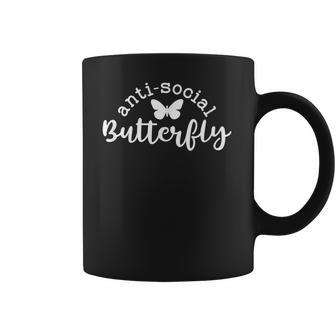 Anti-Social Butterfly Anti-Social Coffee Mug | Favorety DE