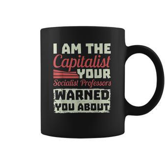 Anti Socialism Capitalism College Student The Capitalist Funny Coffee Mug | Favorety AU