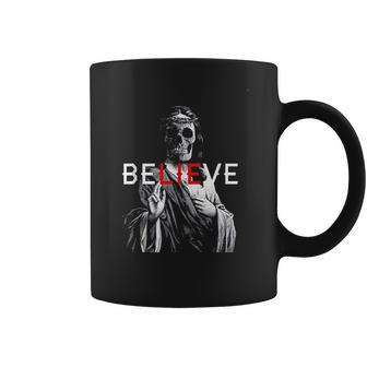 Antichrist Jesus Skull Believe Atheist Coffee Mug | Favorety UK