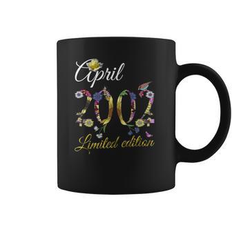 April 2002 20 Years Old Sunflower Floral 20Th Birthday Gift Coffee Mug | Favorety