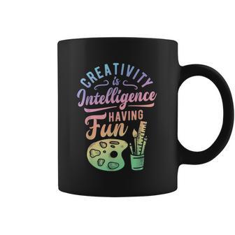 Artist Creativity Is Intelligence Having Fun Art Supply Coffee Mug | Favorety