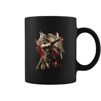 Assassins Creed Odyssey Kassandra Paint Swipe Portrait Coffee Mug | Favorety CA