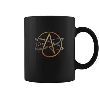 Atheist Logo Atheism Symbol Science Atom Agnostic T-Shirt Coffee Mug | Favorety AU