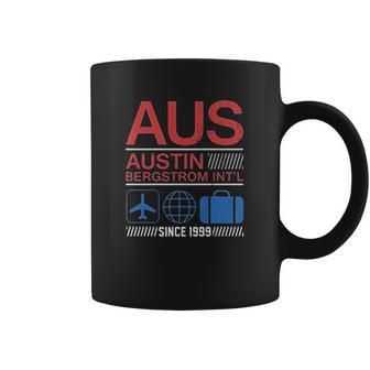 Aus Austin Bergstrom Coffee Mug | Favorety CA