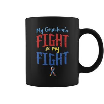 Autistic Grandsons Fight Grandparent Coffee Mug | Favorety AU