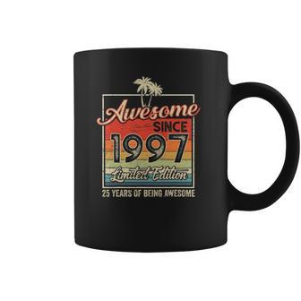 Awesome Since 1997 25Th Birthday Gifts 25 Years Old Vintage Coffee Mug | Favorety