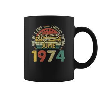 Awesome Since June 1974 47Th Bday Decorations 47 Years Old Coffee Mug | Favorety DE