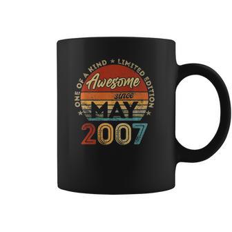 Awesome Since May 2007 15Th Birthday Gift 15 Years Old Boy Coffee Mug | Favorety UK