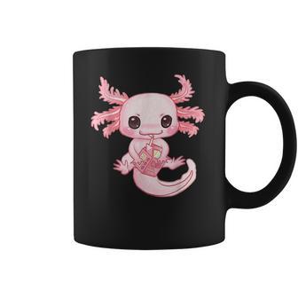 Axolotl Pastel Goth Strawberry Milk Shake Anime Aesthetic Men Women T-Shirt Graphic Print Casual Unisex Tee Coffee Mug | Favorety UK