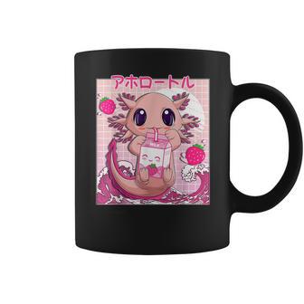 Axolotl Pastel Goth Strawberry Milk Shake Anime Aesthetic V2 Men Women T-Shirt Graphic Print Casual Unisex Tee Coffee Mug | Favorety