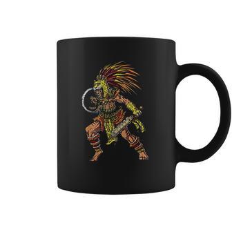 Aztec Jaguar Warrior Native Mexican Mythology Coffee Mug | Favorety