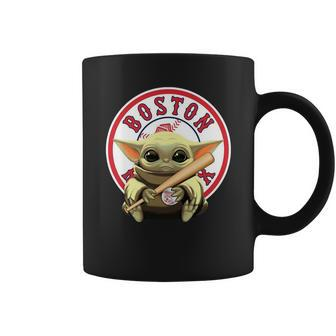 Baby Yoda Boston Red Sox Coffee Mug | Favorety