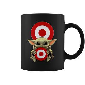 Baby Yoda Hug Target Circle Shirt T Shirt Coffee Mug | Favorety UK