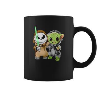 Baby Yoda And Jack Skellington Coffee Mug | Favorety